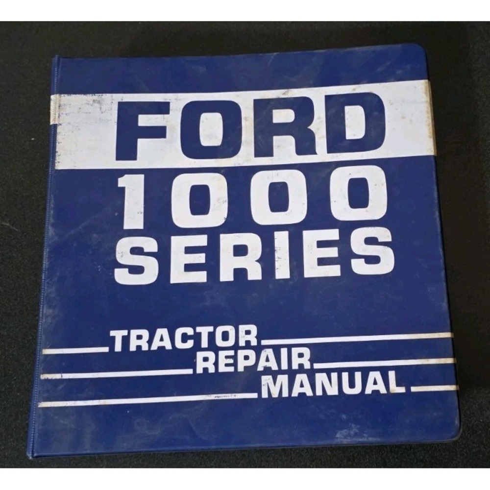 Ford 1300 1500 1700 1900 Tractor Repair Manual Original 3 Ring‎ Ford Binder